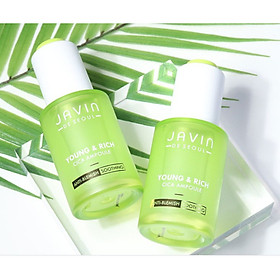 Combo 2 chai tinh chất serum trắng da, ngừa mụn Young & Rich Cica Cream Javin De Seoul Hàn quốc 50ml/Hộp- Hàng Chính Hãng
