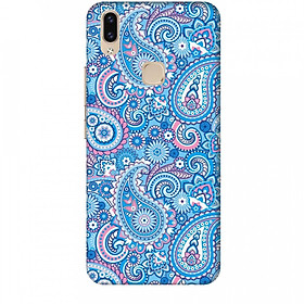 Ốp lưng dành cho điện thoại VIVO V9 Hoa Văn Xanh