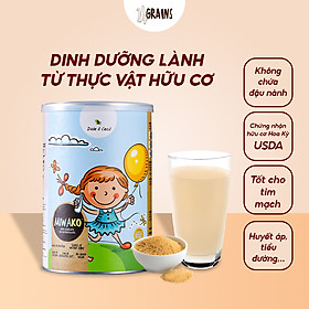 Sữa Hạt Miwako Vị Gạo Hộp 400g Malaysia Không Chứa Đậu Nành, Dinh Dưỡng Hữu Cơ Cho Trẻ Từ 1 Tuôi & Người Lớn