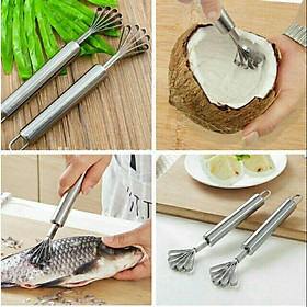 Mua Dụng Cụ Nạo Dừa  đánh vẩy cá Bằng Thép Không Gỉ