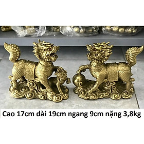 Mua Tượng Cặp kỳ lân bằng đông MS127