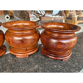 Mua Bát nhang  lư hương gỗ hương  cao cấp 18 CM