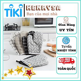 Mua Găng tay chịu nhiệt nhấc nồi  nướng bánh  chống nóng dày dặn - HENRYSA ( giao mẫu ngẫu nhiên)