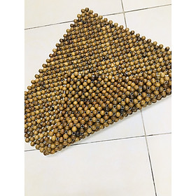 Lót ghế ô tô hạt gỗ Bách Xanh ( video , hình thật )