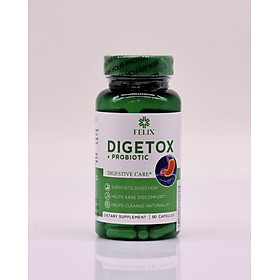 Viên uống bổ sung men tiêu hóa Enzym Digetox Probiotic hộp 60 viên