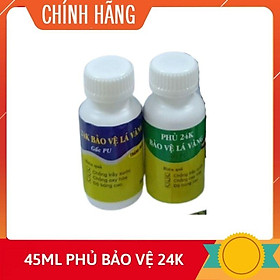 Phủ bảo vệ 2 thành phần chống xước lá vàng, an toàn không làm mất màu vàng