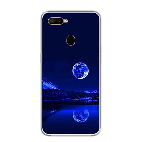 Ốp lưng cho Oppo A5S - 0269 MOON02 - Silicone dẻo - Hàng Chính Hãng