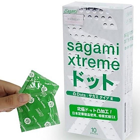 Bao cao su Nhật bản Gai, Siêu Mỏng Sagami Extreme White hộp 10 cái