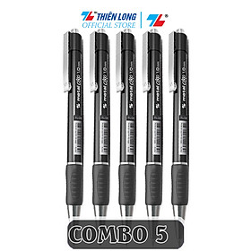 Combo 5-10-20 Bút Bi Thiên Long Metal Clip TL-036 đầu bi 1.0mm