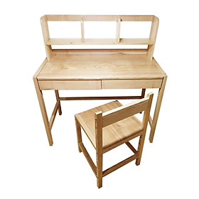 Mua Bộ bàn ghế học sinh thông minh- Thay đổi độ cao thấp- Bộ bàn học sinh gỗ Sồi- CABHS01