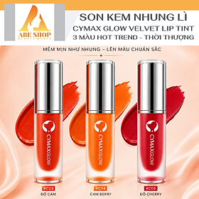 Son Kem CYMAX Glow Velvet Lip Tint - Lì Mịn Như Nhung, Căng Mướt Môi Chuẩn Hàn - Không Trôi