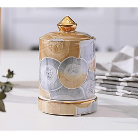 Mua LỌ ĐỰNG TĂM BẰNG SỨ XƯƠNG CAO CẤP VÂN ĐÁ TỰ NHIÊN SANG TRỌNG