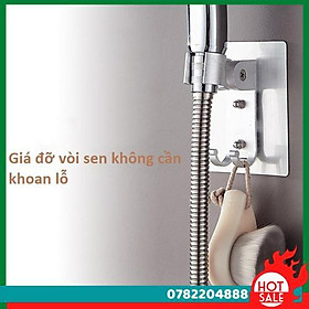 Mua Giá Đỡ Vòi Sen Kết Hợp Móc Treo Đồ - Không Cần Đục Lỗ Trên Tường   - CH Hương Thị Miễn Phí Vận Chuyển