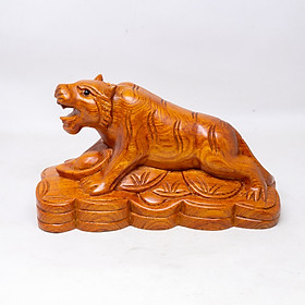 Mua Tượng hổ nâu bằng gỗ hương cao 12cm