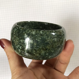 Vòng tay cẩm thạch nam bản to, bản hẹ, bản dày hay bản cao 3cm đá tự nhiên của VN
