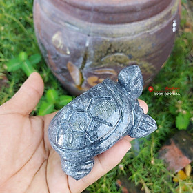 Mua Tượng Rùa phong thủy đá đen 8cm - đá Non Nước