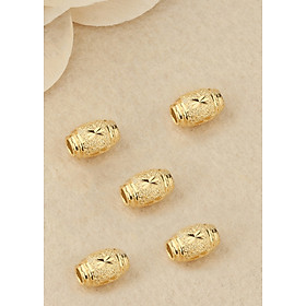 Combo charm bạc hạt ô liu mạ vàng - Ngọc Quý Gemstones