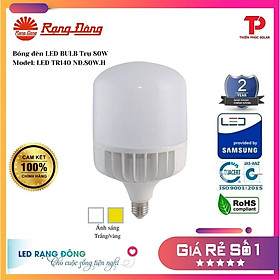 Bóng đèn LED BULB Rạng Đông Trụ Nhôm 80W - Model: LED TR140NĐ.80W.H