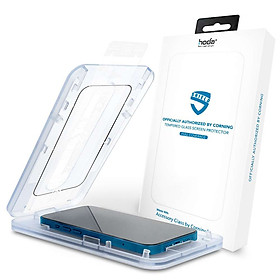 Dán Cường Lực dành cho iPhone 13/13 Pro/13 Mini/13 Pro Max HODA Full Clear AGbC Corning Kèm Khung Dán - Hàng Nhập Khẩu