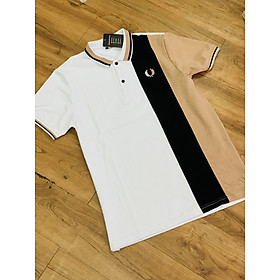 Áo Thun Nam Ngắn Tay Cổ Bẻ Thêu Bông Lúa, Phối Thân Cực Chất, Phong Cách Trẻ Trung - LZPS106