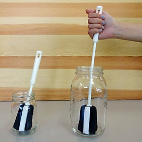 Cây cọ rửa bình nước, chai lọ Kokubo,, chất liệu mút mềm giúp làm sạch sẽ các vật dụng mà không gây trầy xước - nội địa Nhật Bản