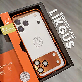 Ốp Cho iPhone 17 Pro Max Khung Viền Hợp Kim Nhôm Likgus Bumper Case Chống Sốc Bảo Vệ Cụm Camera Chống Xước Viền - hàng chính hãng