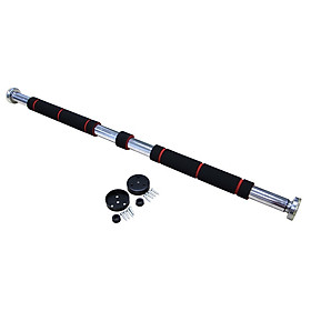 Xà Đơn Gắn Cửa - Xà đơn đa năng inox 304 không rỉ, loại dày, mút tay cầm dài đẹp ( tặng 1 khăn lau mặt )