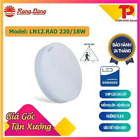 Mua Đèn LED Rạng Đông tròn ốp trần cảm biến 18W Model: LN12.RAD 220/18W - Lắp hành lang (HL)
