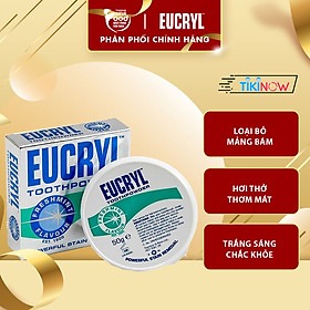 Bột Tẩy Trắng Răng Eucryl Toothpowder Freshmint 50g