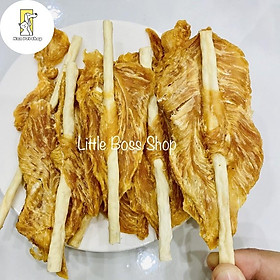 Ức gà xiên que sữa dành cho chó