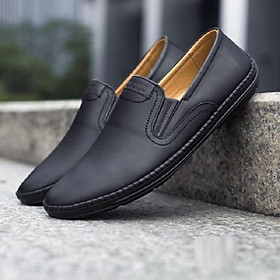 Giày lười giày mọi nam da thật hàng việt nam cao cấp GN52