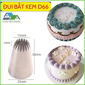 Đui Bắt Kem Trang Trí Đầu Bắt Kem Dụng Cụ Làm Bánh Sinh Nhật Gato Bông Lan Đuôi SỐ D66 - DUID66