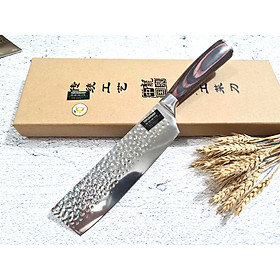 Mua DAO NHẬT BẾP USUBA - DAO BẾP CỦA  NHẬT THÉP DAMASCUS MÃ DT122