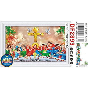 Mua Tranh đính đá 12 vị Tông Đồ Chúa DF2893 120x70cm (chưa đính)