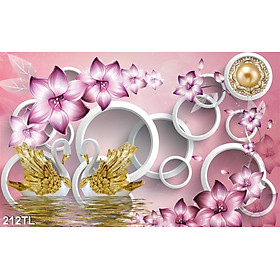 TRANH DÁN TƯỜNG 3D THIÊN NGA CÁCH ĐIỆU SLTL212 - TRANH THIÊN NGA PHÒNG NGỦ - YAN SHOP