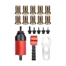 Rivet Nut Drill Adaptor Attachment Hand Riveter for Car Electrical Appliance
