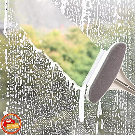 Mua Cây Lau Kính 2 trong 1 Kèm Gạt Nước - Chổi Lau Đa Năng 2 Mặt Tiện Lợi Có Tay Cầm - Gấp Gọn Tiện Lợi