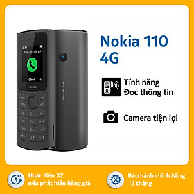 Điện thoại Nokia 110 4G - Hàng chính hãng - Đen