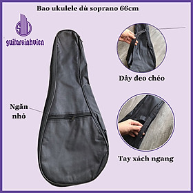 Bao Ukulele Soprano Vải Dù KBD 3A2-De - Đen