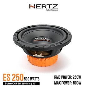 Loa Siêu Trầm Hertz ES 250 - Loa Subwoofer Chất Lượng Cao Cho Hệ Thống Âm Thanh Ô Tô đến từ Italia