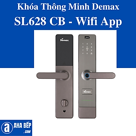 Khóa Thông Minh Demax SL628 CB - Wifi App. Hàng Chính Hãng