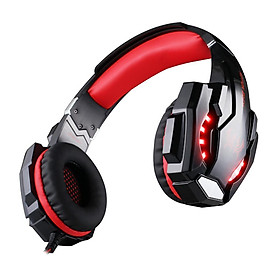 LED Headband Gaming Headset Comfortable 3.5mm Stereo Over-ear Headphone