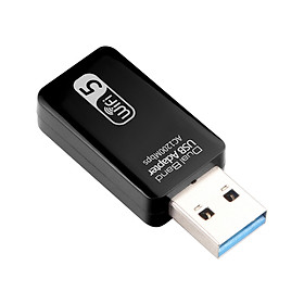 Thiết bị thu sóng Wifi không dây cổng USB 3.0 AC1200 băng thông kép 2.4GHz/ 5.0 GHz Ethernet 802.11AC cho máy tính