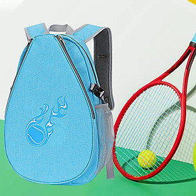 Tennis Backpack Portable Tennis Bag for Tennis Racket, Badminton Racquet Blue