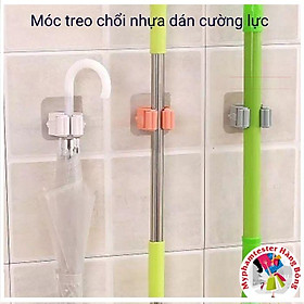 Móc treo chổi dán cường lực các loại
