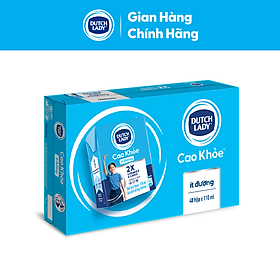 Thùng 48 Hộp Sữa Uống Dutch Lady Cô Gái Hà Lan Ít Đường Cao Khỏe (48X110ml)