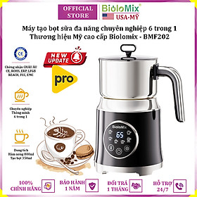 Mua Máy tạo bọt sữa đa năng chuyên nghiệp 6 trong 1 thương hiệu Mỹ cao cấp Biolomix BMF202 - Hàng nhập khẩu