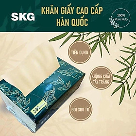 Free Ship - Thùng 30 gói giấy ăn gấu trúc hàng giấy cao cấp SKG 300 tờ gói