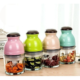 Mua Máy xay sinh tố mini cầm tay 2 lưỡi Osaka dùng để xay thịt xay hoa quả xay cháo cho bé yêu đa năng tiện dụng nhỏ gọn