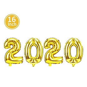 2020 Number Balloon 2020 Air Balloon Creative Foil Happy New Year Kids Bar